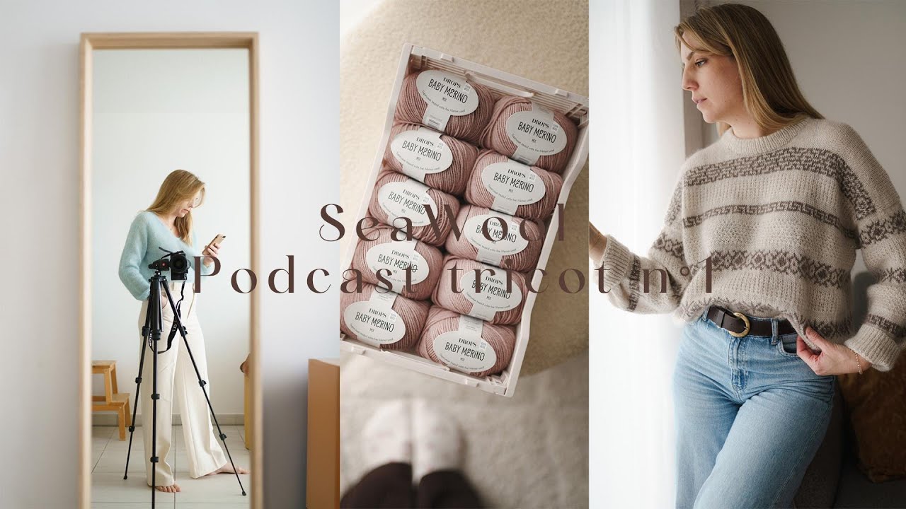Podcast tricot N°1 - Terracotta Sweater, Cumulus blouse & monday sweater
