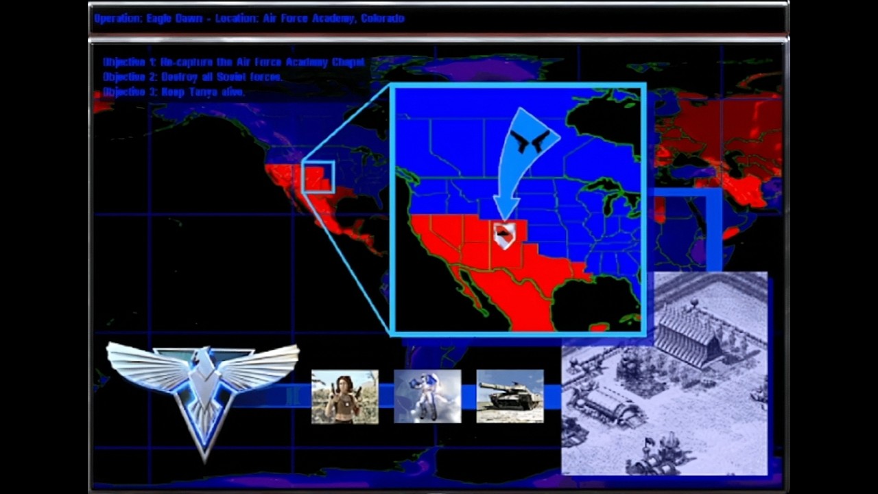 Red Alert 2 - Allied Campaign - Mission 2 - Eagle Dawn - Hard