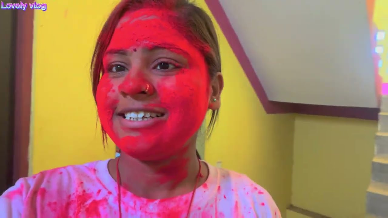 Happy Holi All my friends #lovelycomedy #rupchancomedy #lovelyvlog