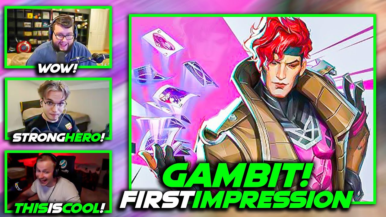 “First Time Playing GAMBIT! | Necros & Streamers in Marvel Rivals Season 5 Early Access”