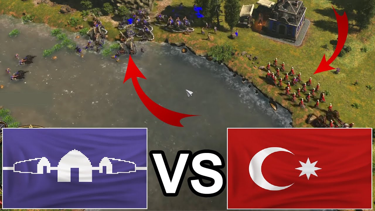 INSANE CLOSE Haud vs. Ottomans game! [Age of Empires 3: Definitive Edition]