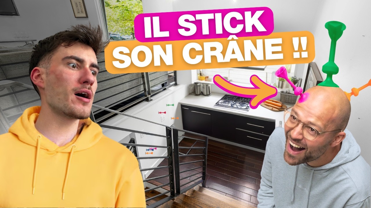 Il lance le PALET sur SON CR&Acirc;NE !! TOSSIT - Kaoutchouc Le Petit Palet