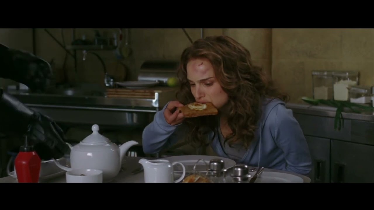 V for Vendetta (2006) Scene: Breakfast Egg On Toast