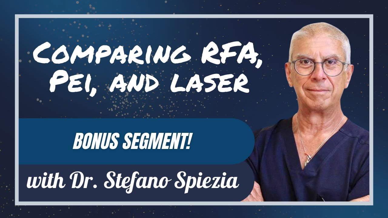 Comparing RFA, PEI, and Laser for thyroid nodules: Dr. Stefano Spiezia