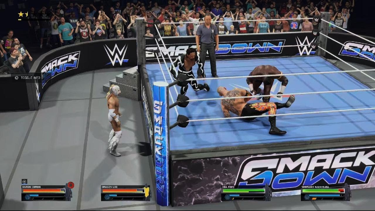 Femi vs Corbin vs lee vs Nakamura survivor series qual