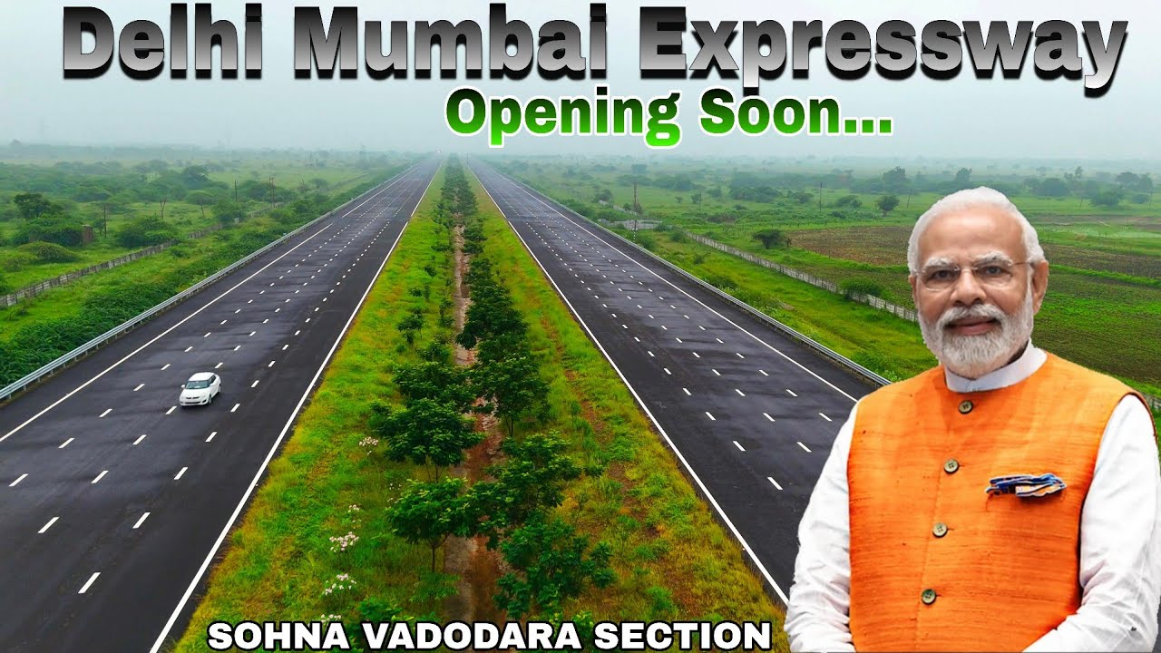 Delhi Mumbai Expressway Opening Soon ! Sohna vadodara Section Gujarat Update ( PACKAGE -31)#4k 