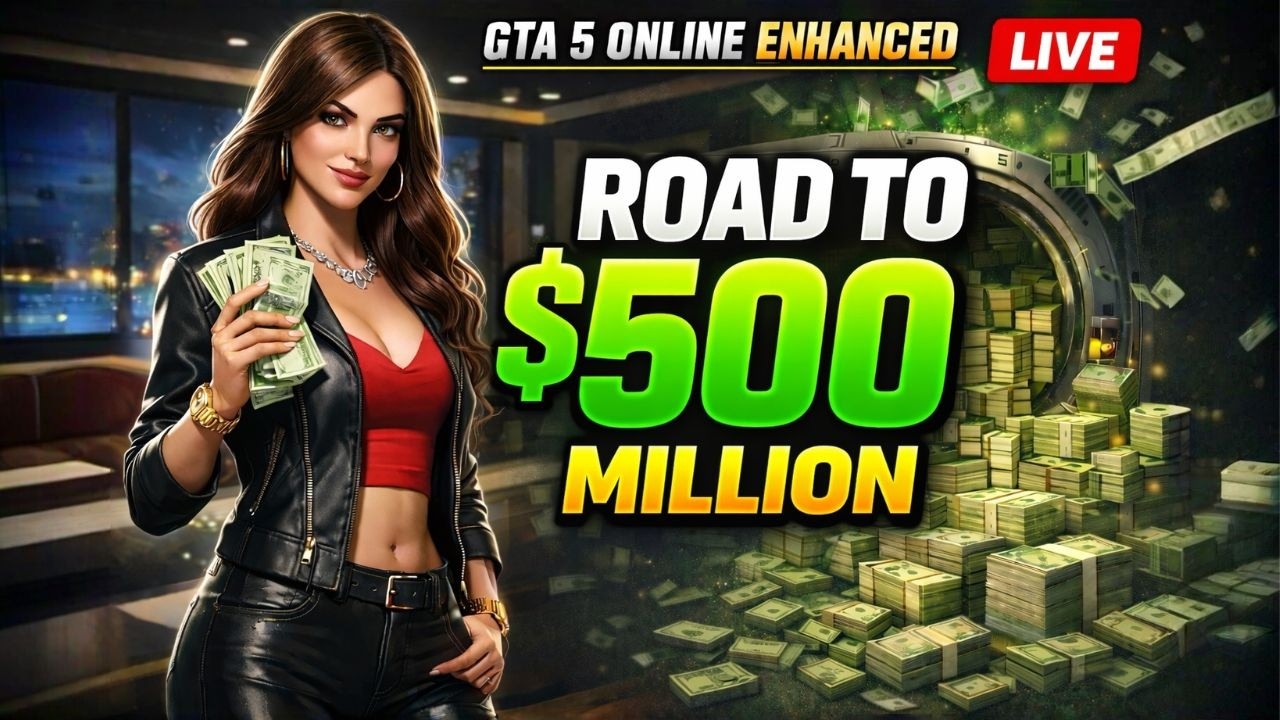 🔴 GTA 5 Online LIVE | Road to $500M Money Grind 💰 | GTA Online Enhanced