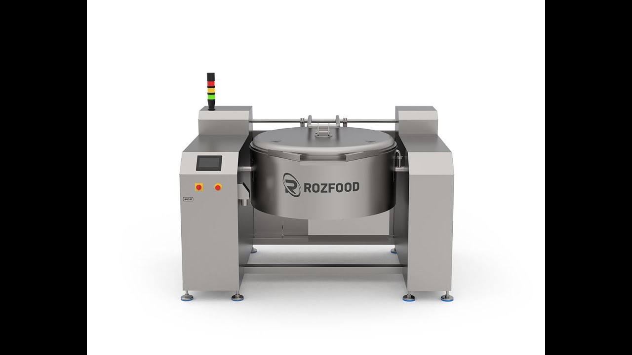 Frying Cooking Tank Electric with Mixer CFM-300 Rozfood | Жарильний котел з мішалкою CFM-300 Розфуд