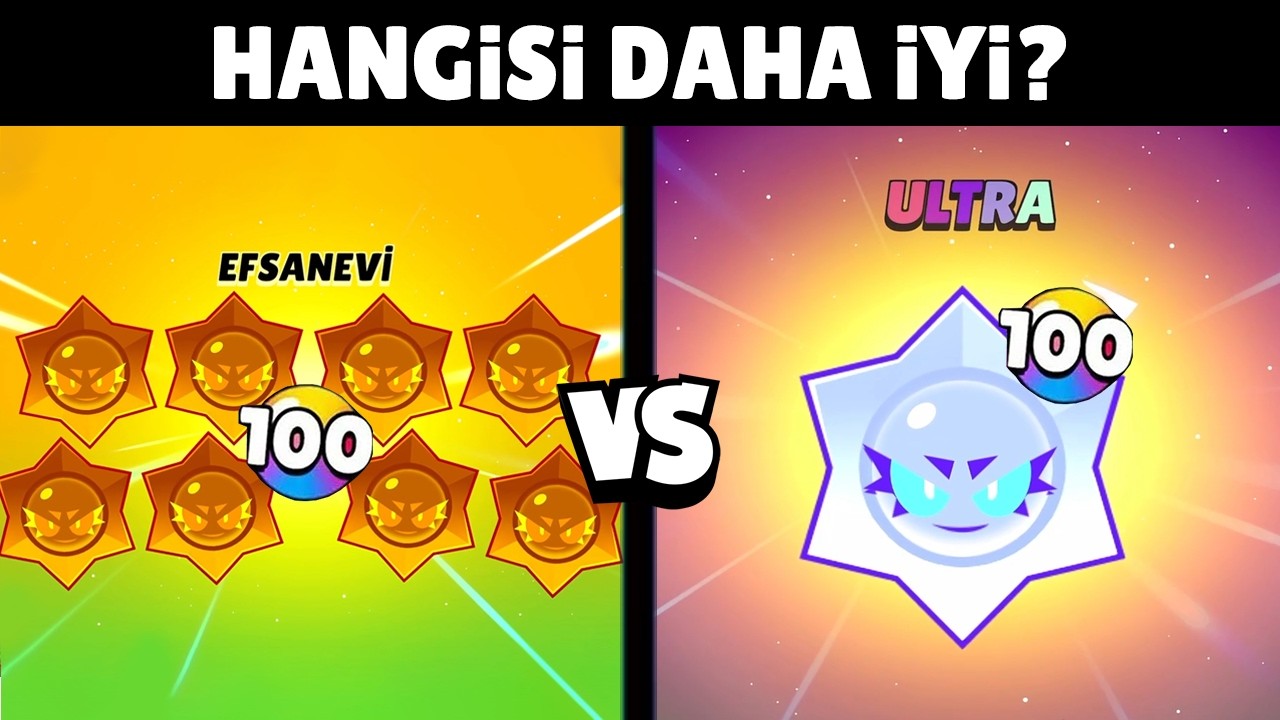 SIFIR HESAPTA 100 8'Lİ EFSANEVİ KAOS HEDİYESİ vs 100 1'Lİ ULTRA KAOS HEDİYESİ🔥 Brawl Stars