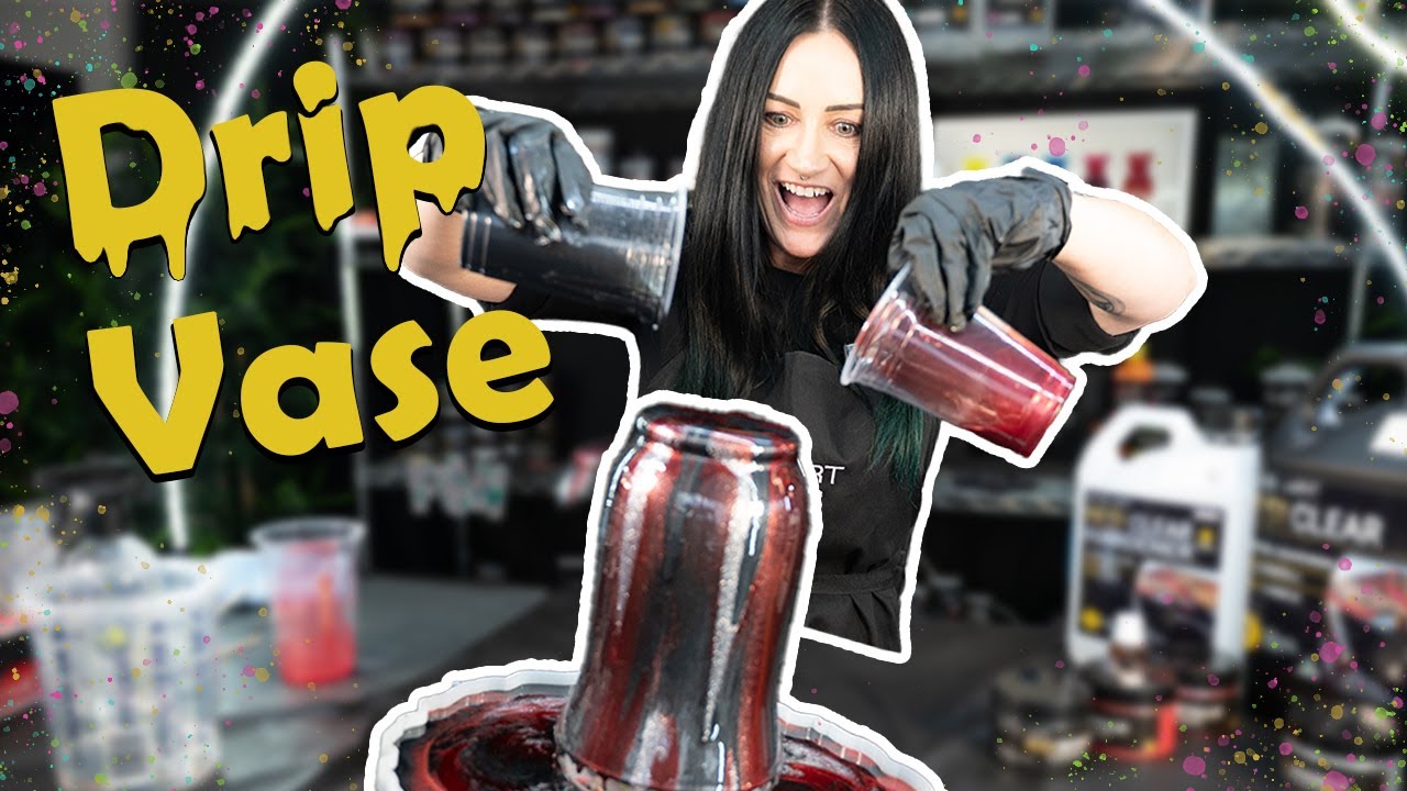 From Drips to Design: Resin Vase & Plate Tutorial