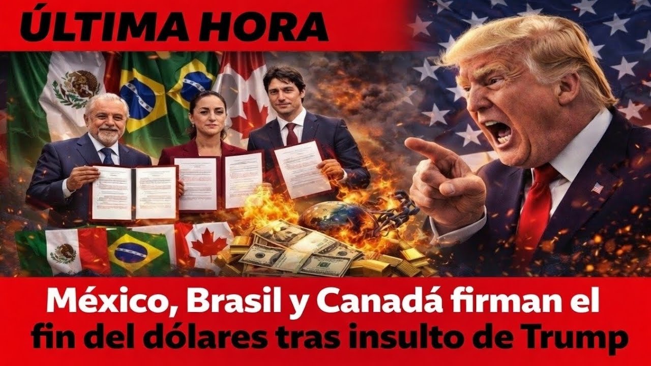 🔴  México, brasil y canadá firman el fin del dólar tras el insulto de trump ! RICHARD WOLF 