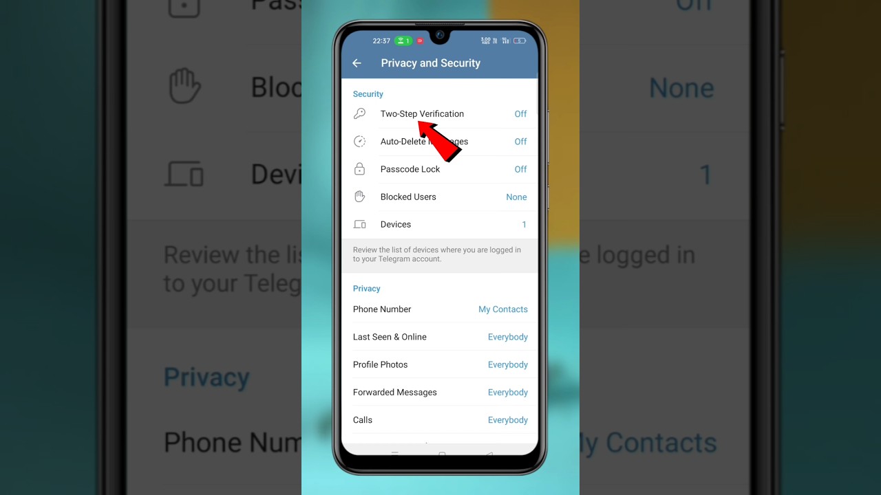 Telegram mein 2 step verification Kaise lagaen | how to turn on two step verification on telegram