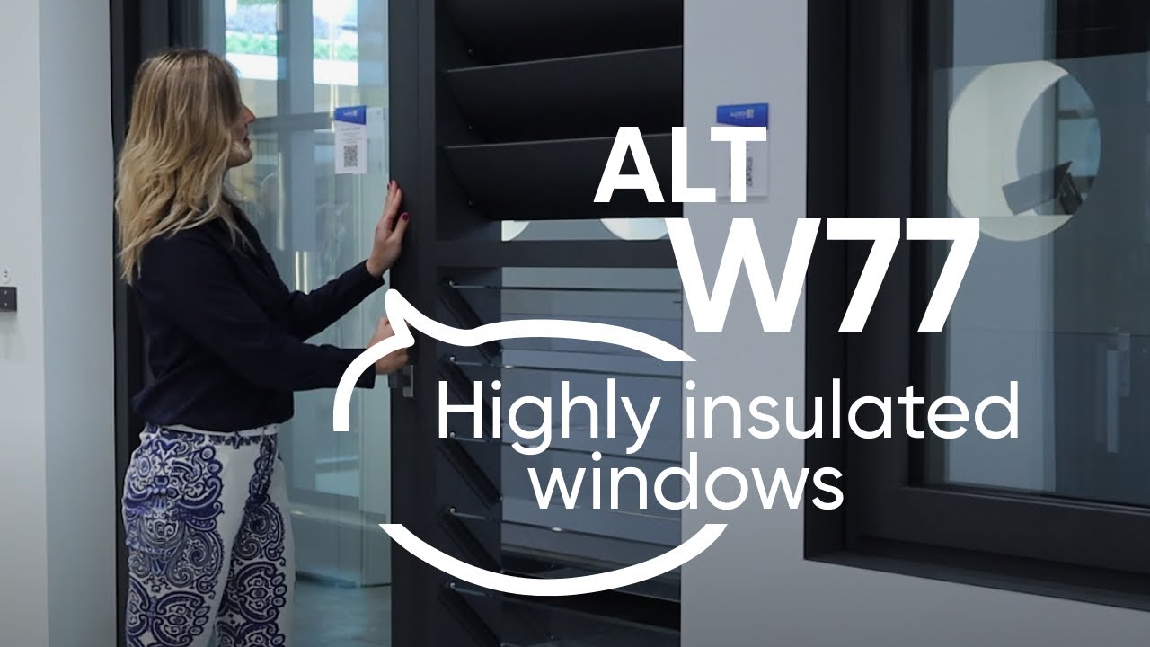 ALUTECH ALT W77 Highly insulated window system