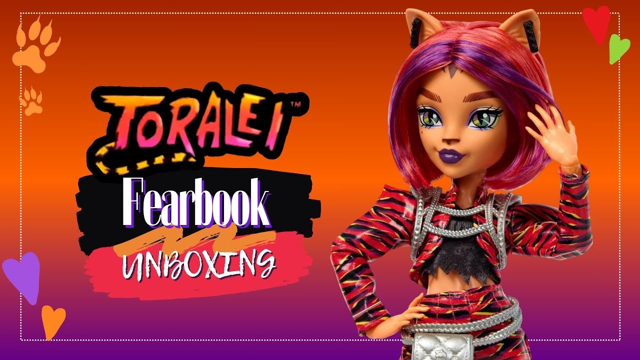 Toralei Stripe Fearbook 🐈 | Unboxing Monster High G3