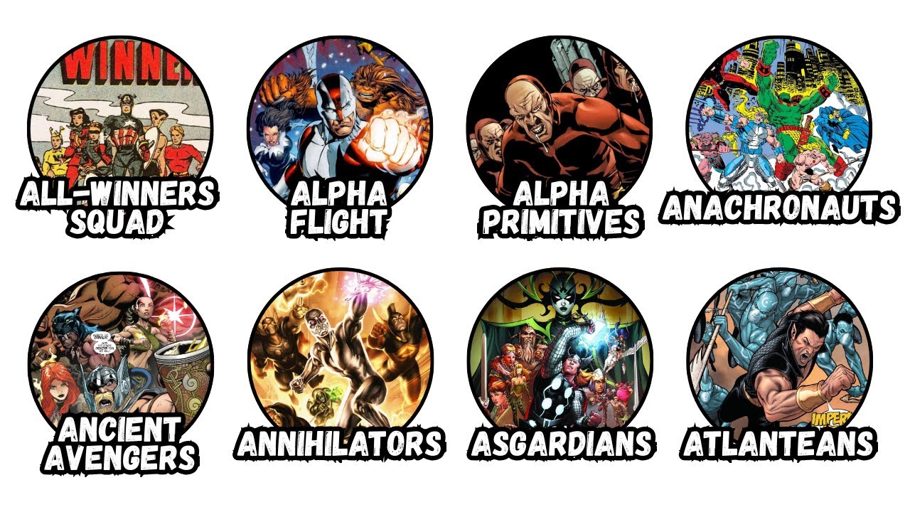 All Marvel Teams From A-Z Explained (Part 2)