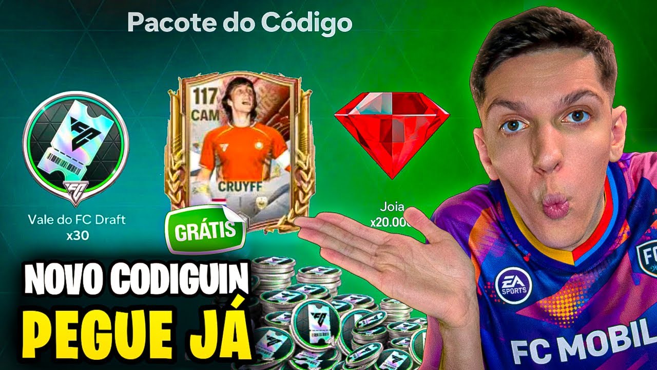 🚨CHUVA DE DRAFT pra TODOS😱RESGATE JÁ NOVO CÓDIGO e VALES DRAFT🤩🔥 FC MOBILE 26