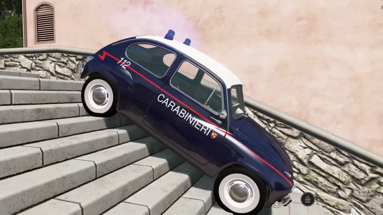 BeamNG Drive - Autobello Piccolina Carabinieri Version in Italy