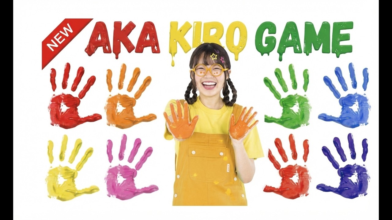Aka! KIRO! AKA! SHIRO! AO! KIRO! | VIRAL TREND! Color Mixing I immersive interactive