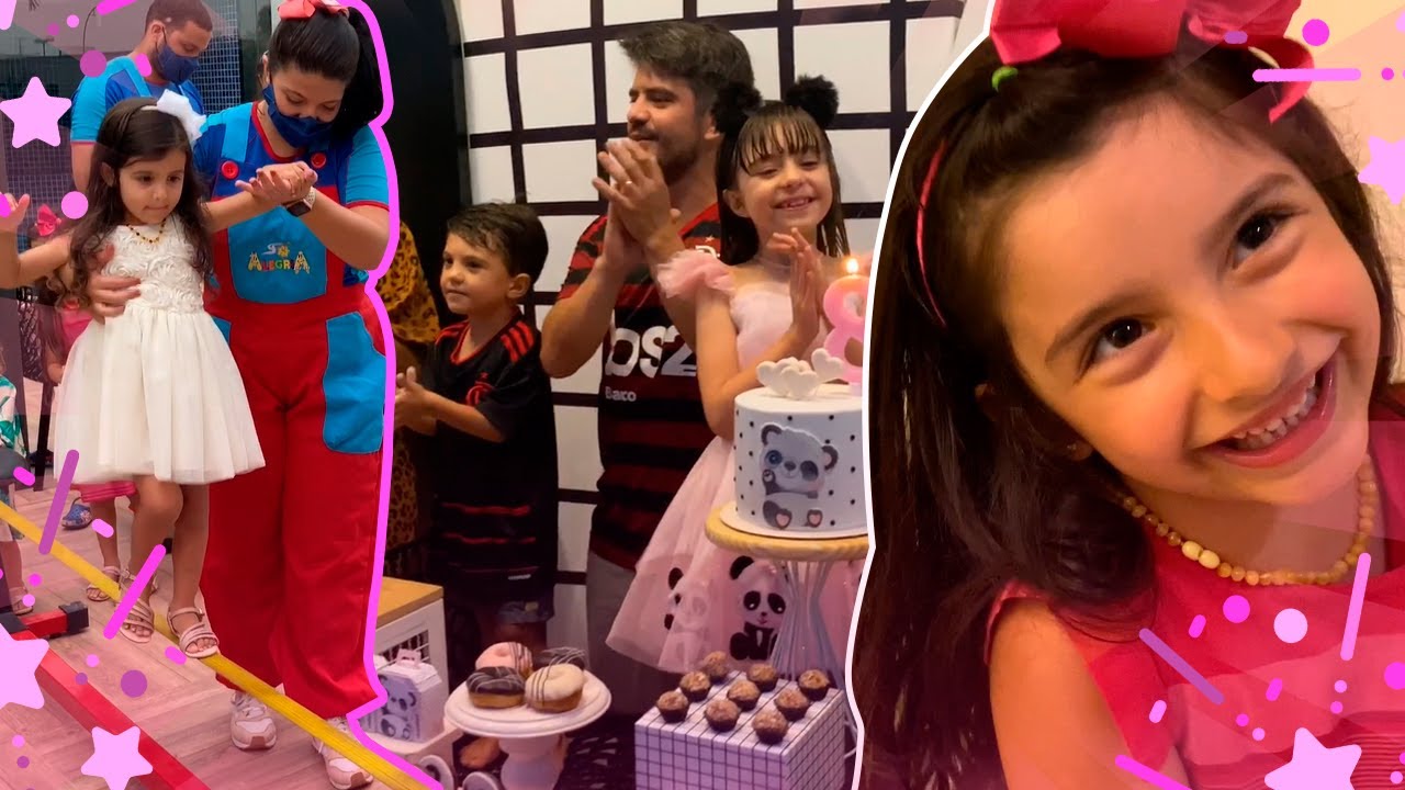 Festa de Aniversario com piscina e escorrega