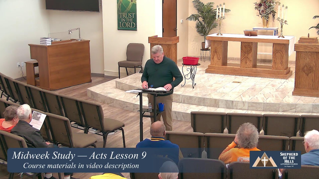 Midweek Study — Acts Lesson 9 (Jan. 21, 2026)