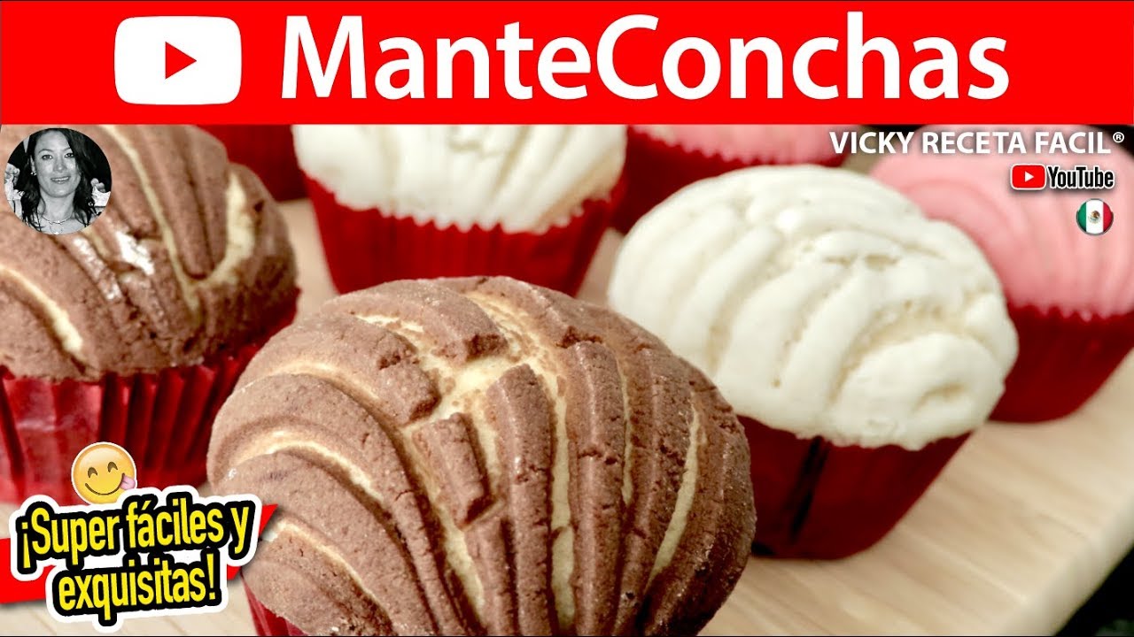 MANTECONCHAS | #VickyRecetaFacil