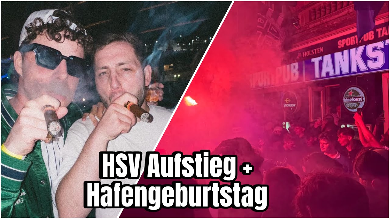 🍻HAMBURG AM BRENNEN 🔥 HSV Aufstieg ⚽️ Hafengeburtstag 🚢 🥳 Volles Mett auf der Reeperbahn! 🌃