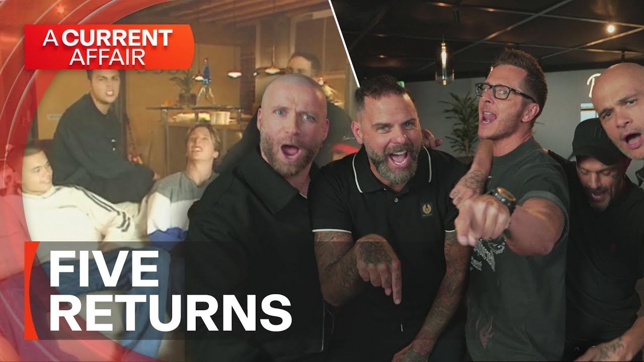British boy band Five are heading Down Under | A Current Affair