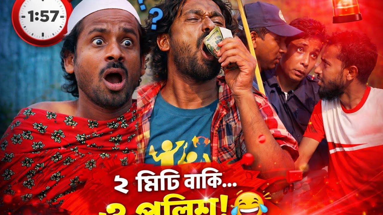 নামাজের আগে ২ মিনিট… আর তখনই পুলিশ! 😱😂 | Village Comedy