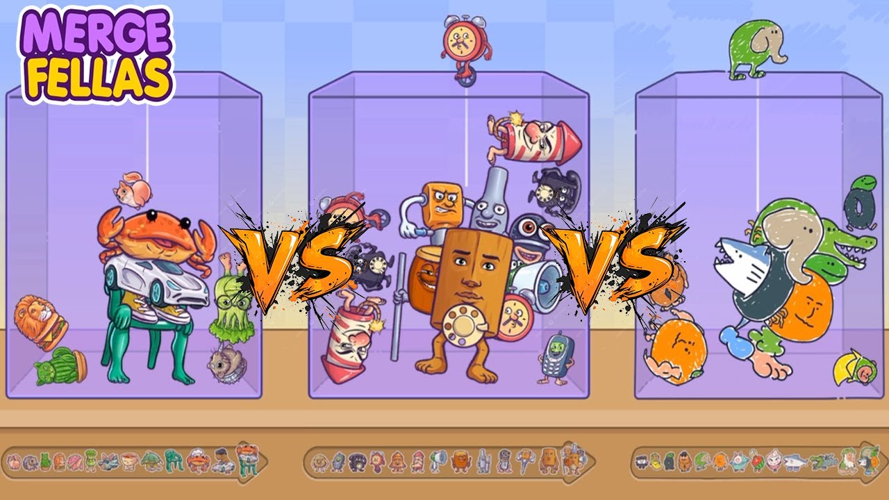 Merge Fellas Italian Brainrot Walkthrough Reaching Max Level ×2 Brainrot All Bosses 20