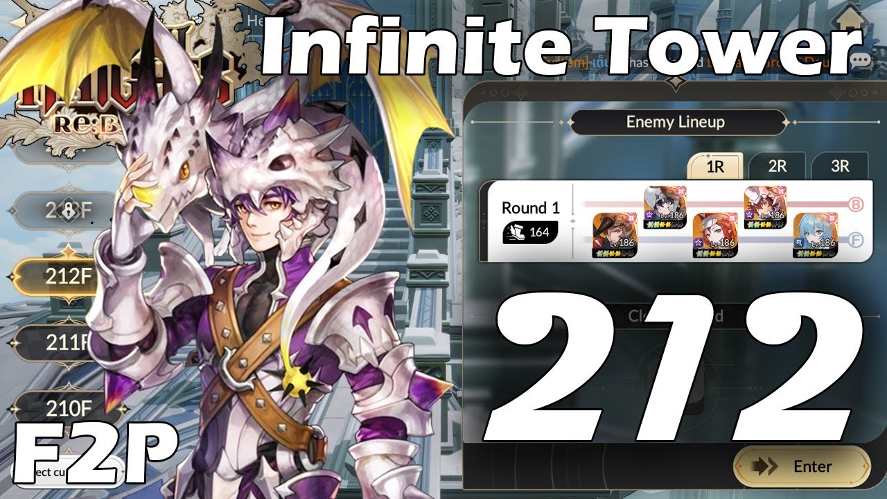 Seven Knights Re:Birth - Infinite Tower 212 Guide | Team & Strategy