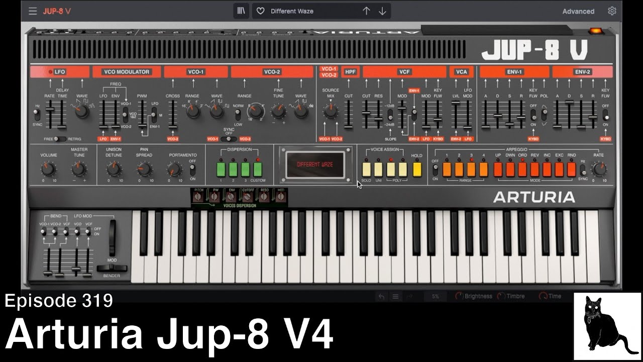 Arturia Jup-8 V4: Демо и руководство