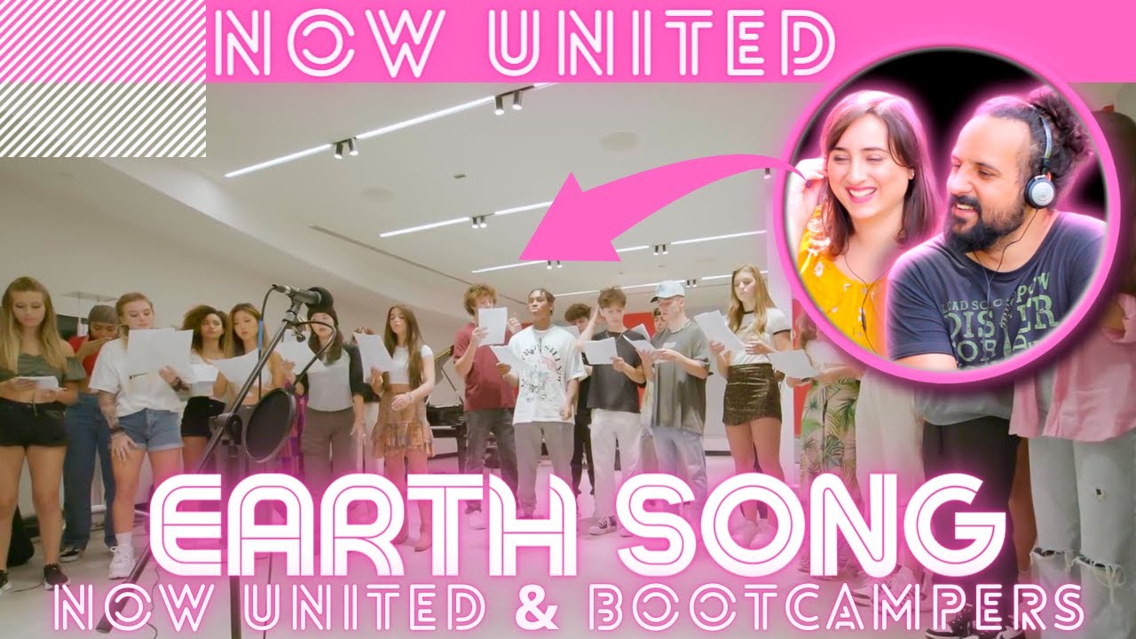 🌎MÚSICOS REAGINDO | NOW UNITED & BOOTCAMPERS - ''EARTH SONG PERFORM'' | REACT/ANÁLISE (REACTION)