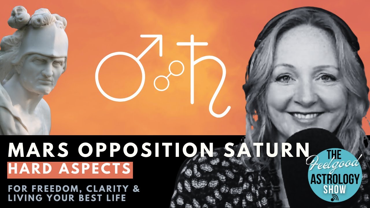Mars Opposition Saturn & Other Hard Aspects #chartinterpretation #birthchart