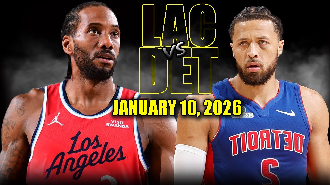 Los Angeles Clippers vs Detroit Pistons Full Game Highlights &ndash; January 10, 2026 | NBA Season