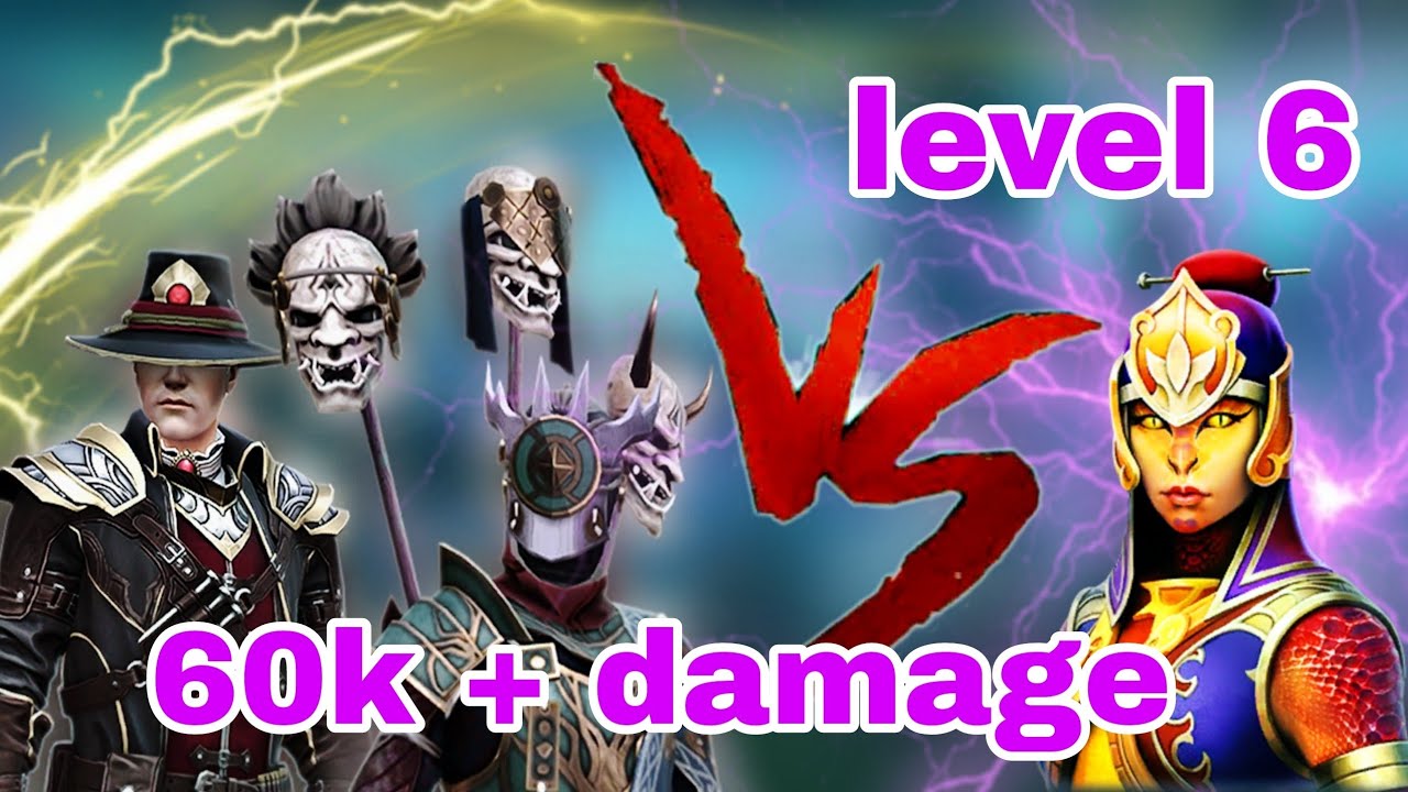 Shadow fight 3 || Best sets to beat rualon level 6 ☠
