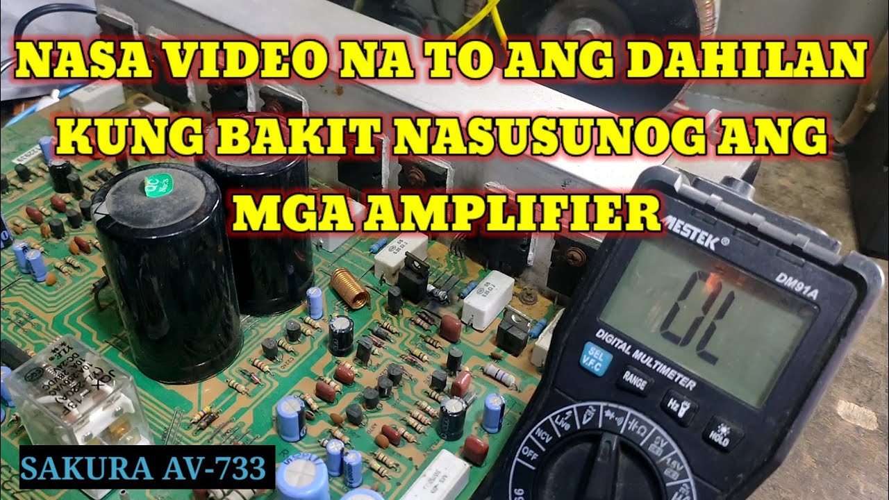 SAKURA AV-733 || PAANO KUNG MAY NASUNOG SA LOOB?