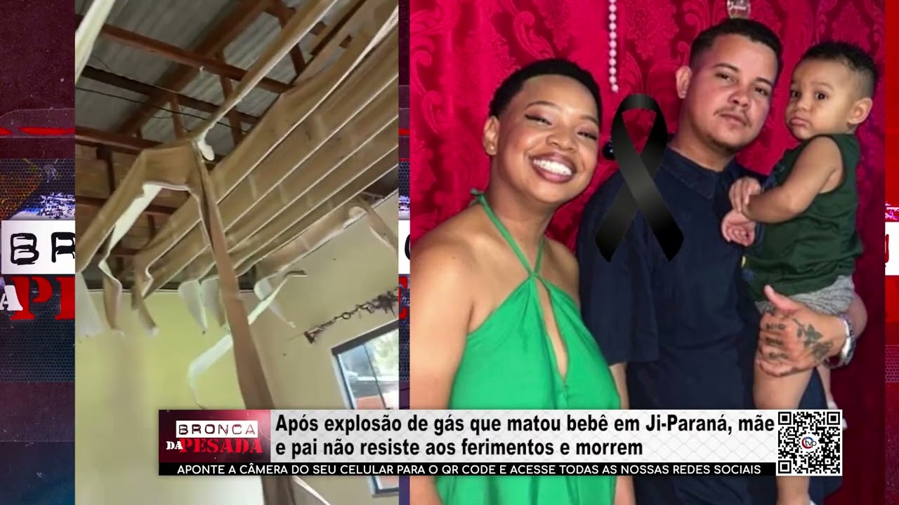 Após explosão de gás que matou bebê em Ji Paraná, mãe e pai não resiste aos ferimentos e morrem