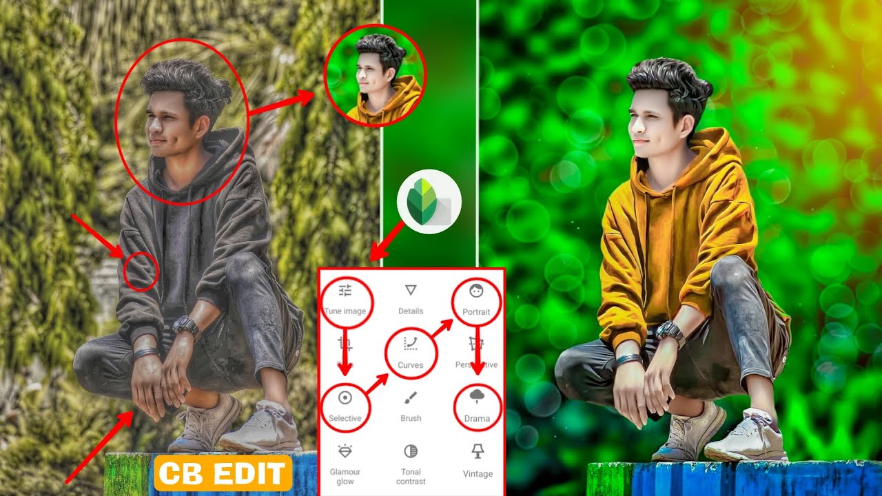 Snapseed 100% Original CB Photo Editing | Mobile Se Real CB Editing | CB Editing Kaise Karen