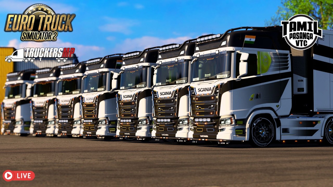 Euro Truck Simulator 2 TruckersMP  | TAMIL PASANGA VTC Convoy | Spartan Gaming YT Tamil #tmp #ets2