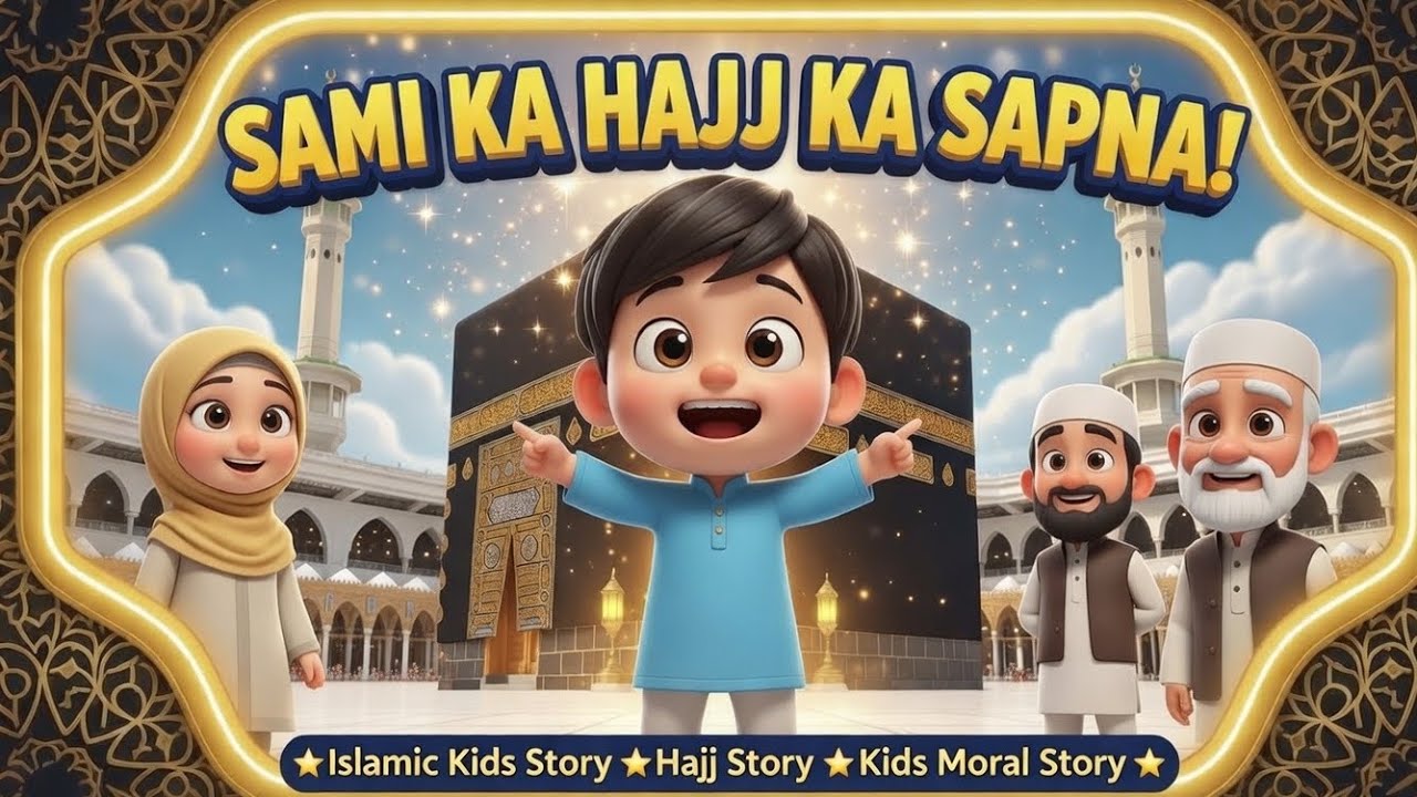 Sami’s Dream of Hajj | Emotional Islamic Kids Cartoon Story | Beautiful Journey to Kaaba 🕋