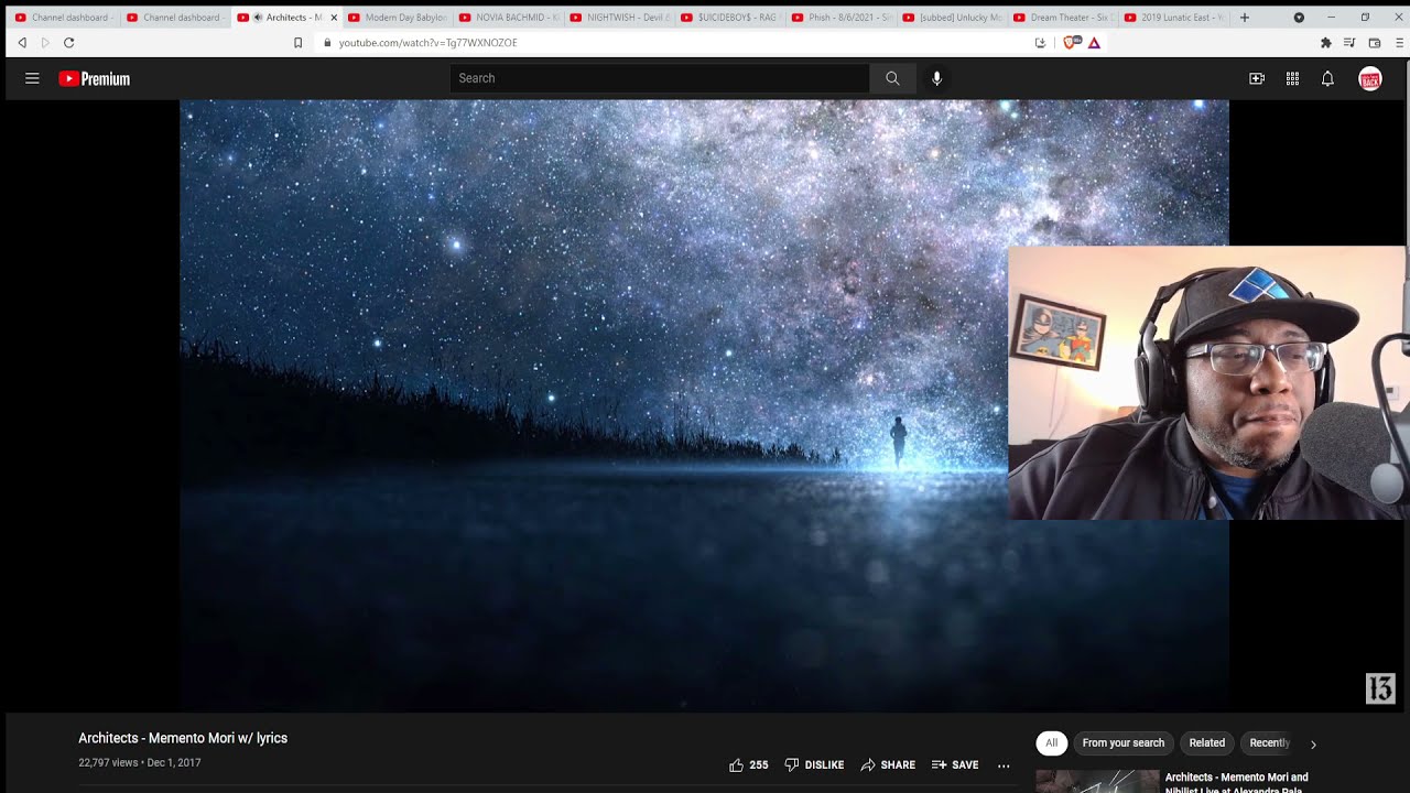 (First time hearing) Architects - Memento Mori w/ lyrics (Reaction) This song  hit me!