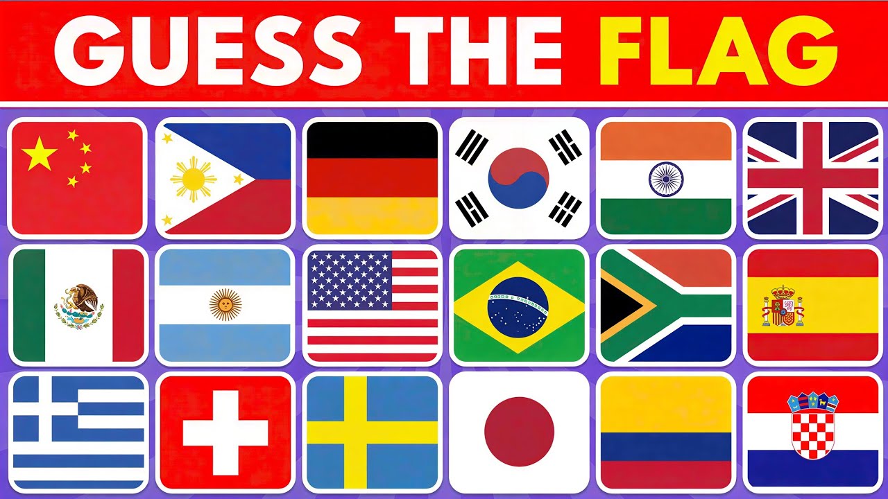 Guess the Country by the flag | Can you guess the Country | Quiz hippo 
