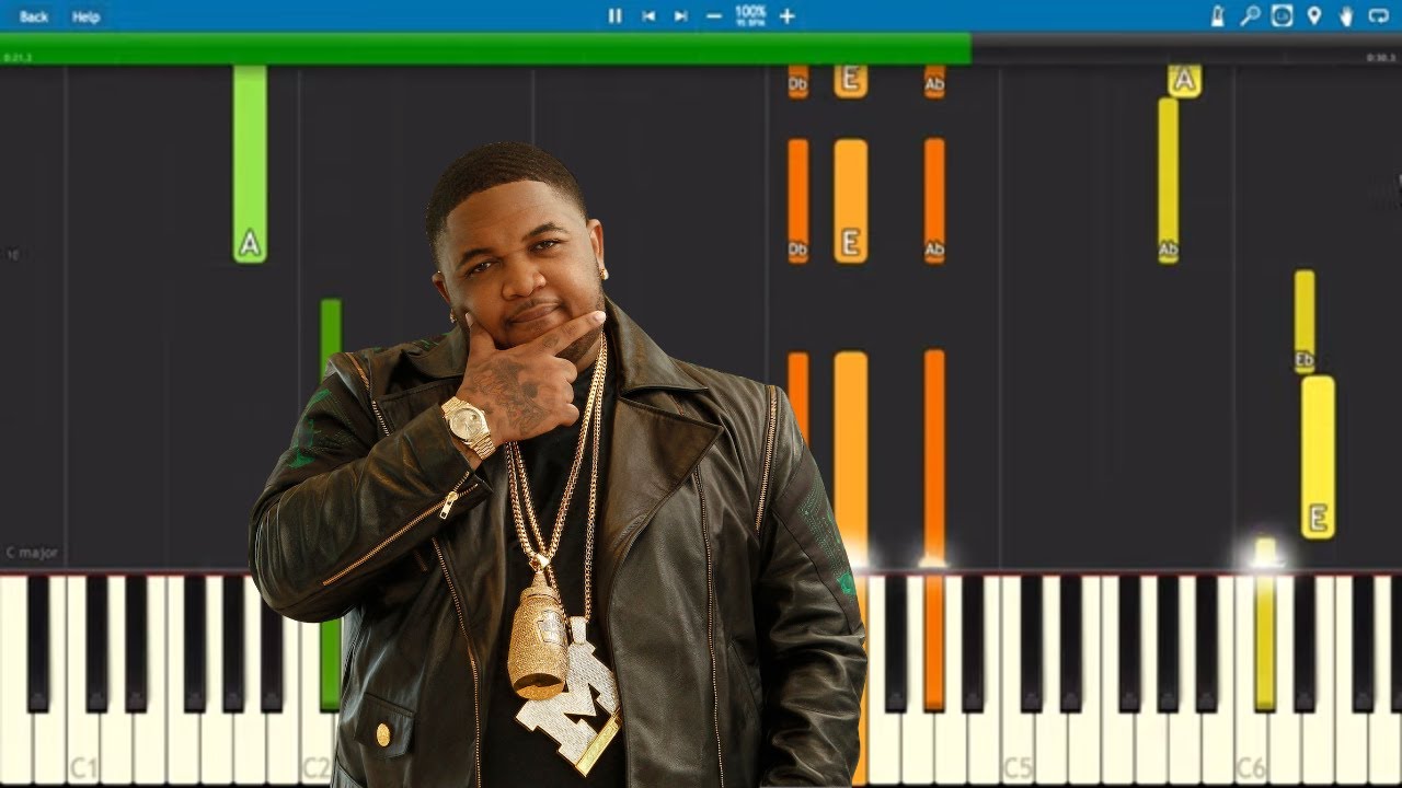 Mustard ft. Quavo, 21 Savage, Meek Mill & YG - 100 Bands - Piano Tutorial