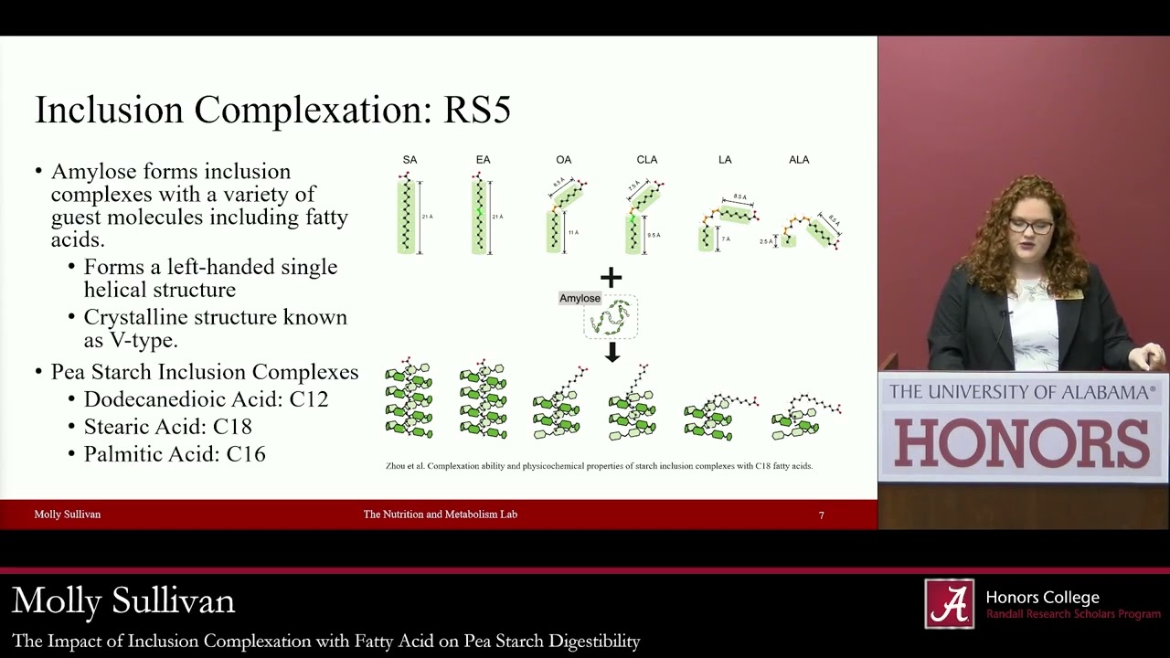 The Impact of Inclusion Complexation with Fatty Acid on Pea Star... | Molly Sullivan | RRS Live 2024