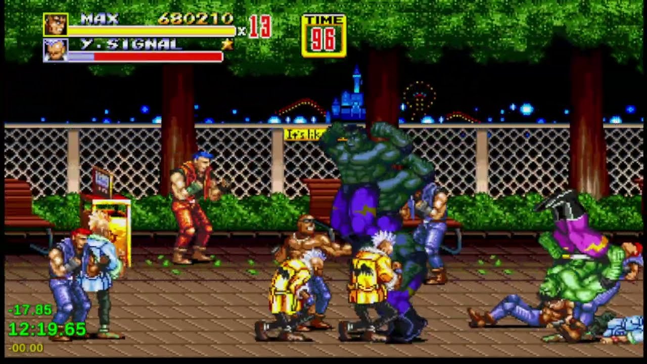 Streets of Rage 2 New Era - Max MEGAMANIA NKB Speedrun 37:38.28 (v2.4.2)