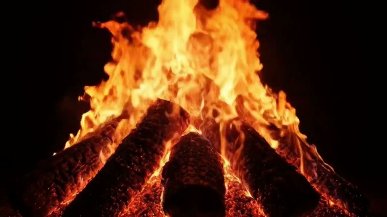 Timeless Fire 🔥 Bonfire Slowly Resting Into Warm Embers