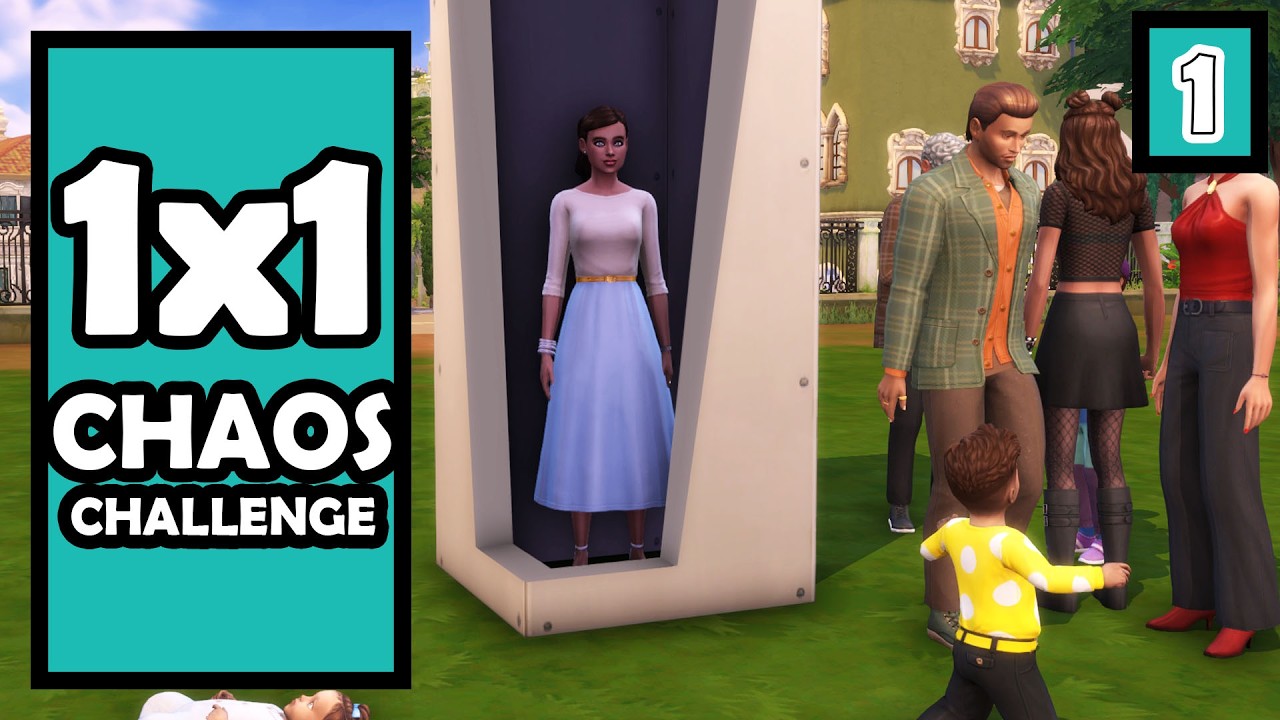 1x1 Chaos Challenge  |  Sims 4  | Episode 1 (Into the House!)