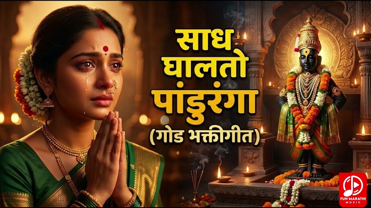 साध घालतो पांडुरंगा | Saad Ghalto Panduranga | अतिशय गोड विठ्ठल भक्तीगीत