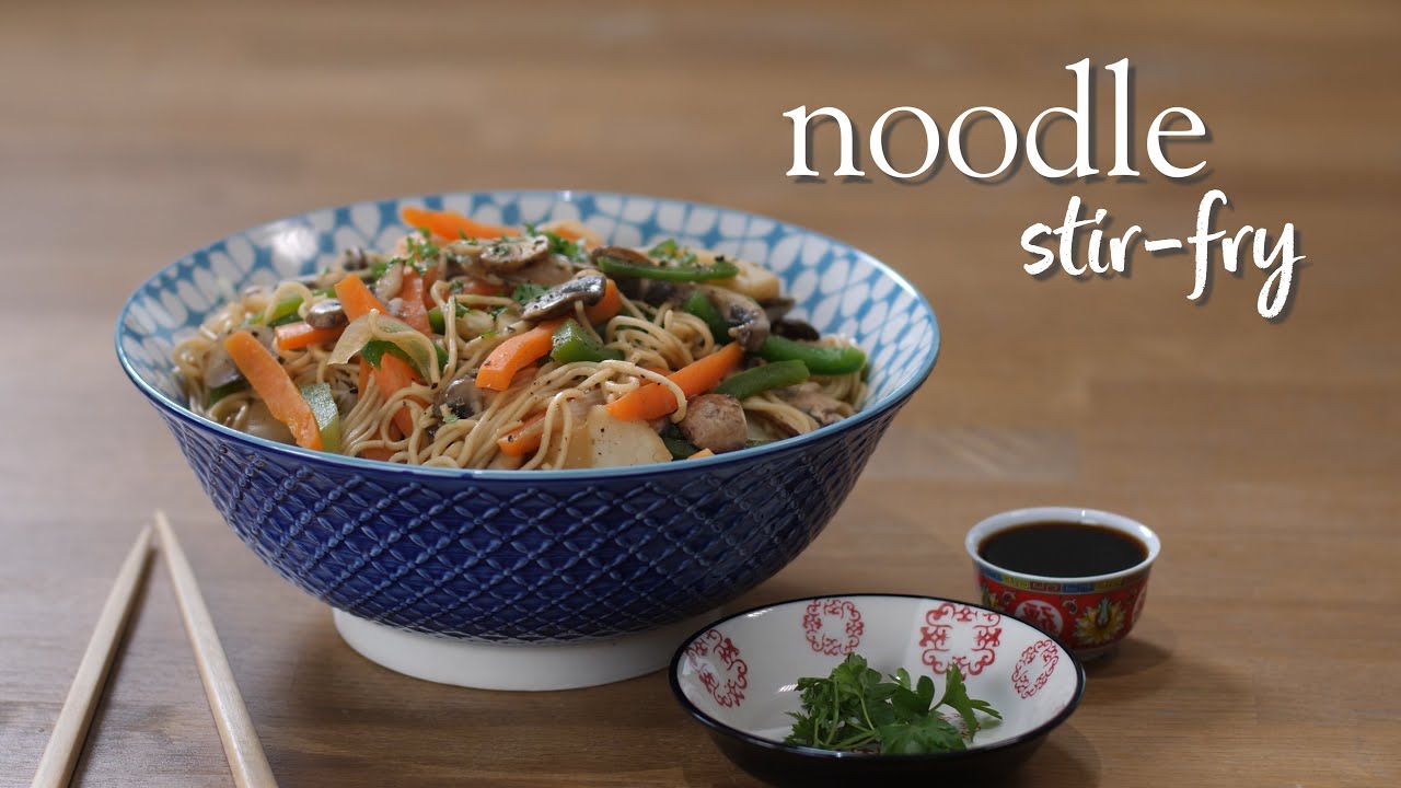Slimming World Syn-free vegetable noodle stir fry recipe - FREE