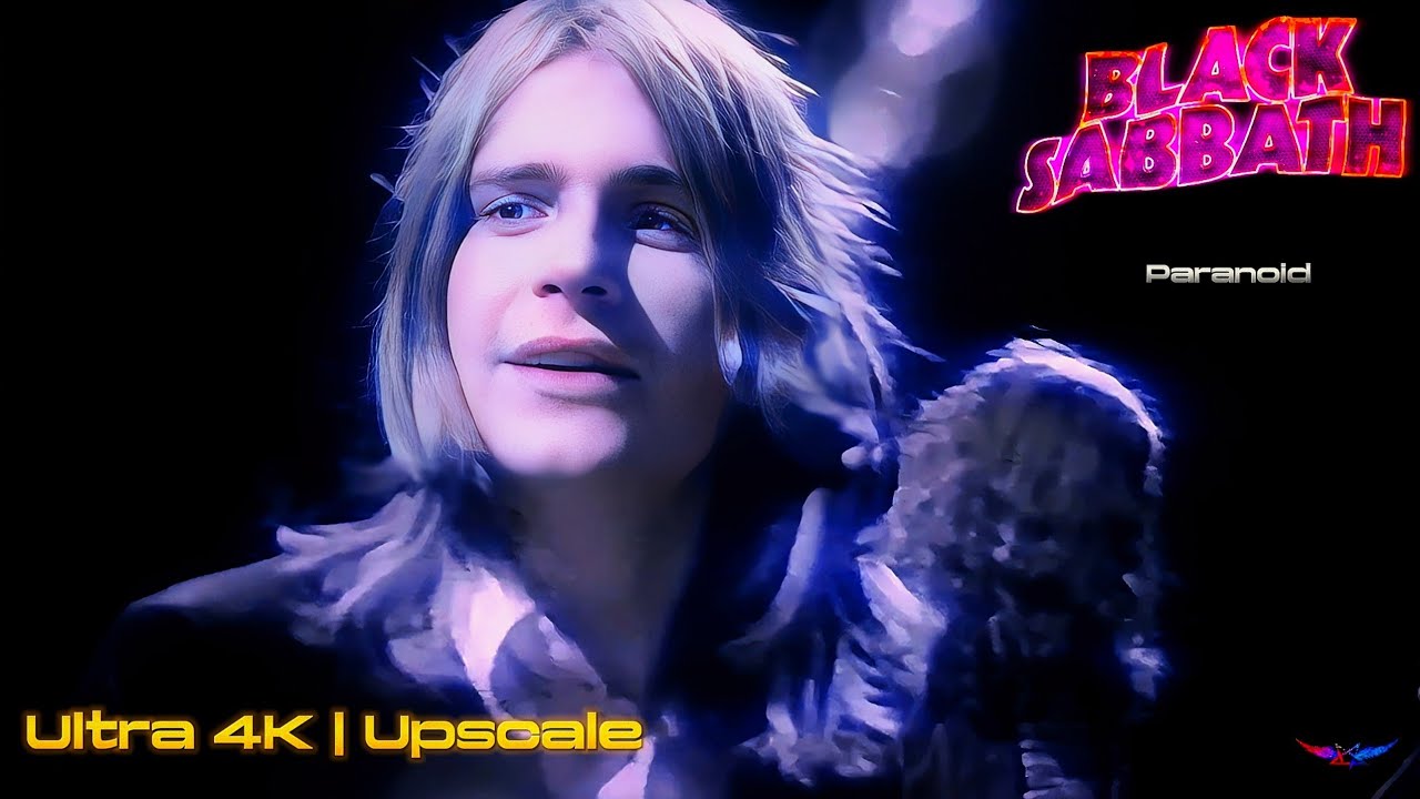Black Sabbath - Paranoid | Ultra 4K - 60fps [Upscale]
